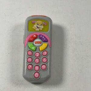 Fisher Price Puppy TV Remote Laugh & Learn Toy Sounds And Lights Learning Toy